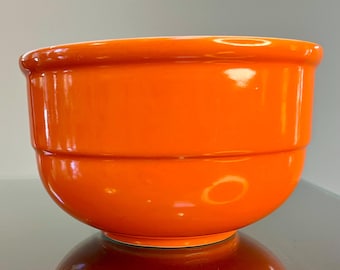 Vintage Waechtersbach Orange Serving Bowl: MCM West Germany Pottery