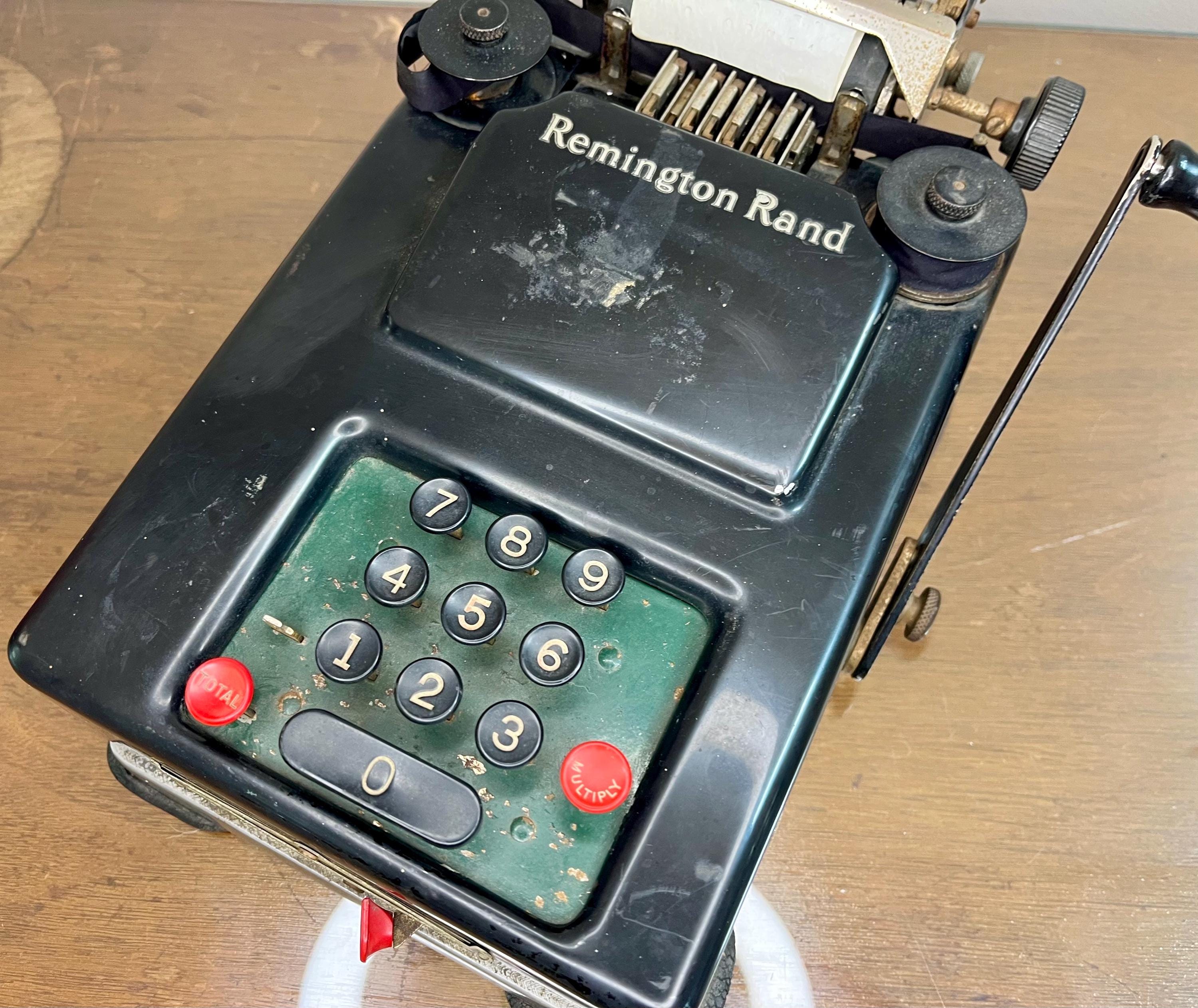 Remington Rand 1930’s Manual Adding Calculating Bookkeeping Machines ...