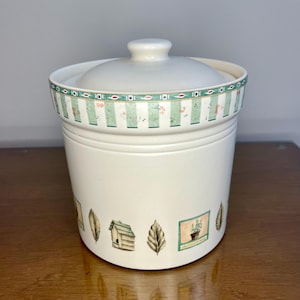 Pfaltzgraff Vintage Naturewood Canister XL #501 With Lid Portfolio USA-Made