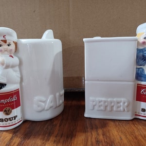 Campbell&#39;s Soup Salt and Pepper shakers