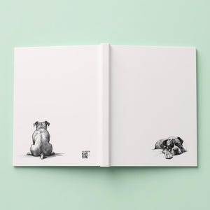 Boxer Notebook – Hardcover Lined Perforated Journal – Gift for Dog Moms – Thoughtful, Unique, Stylish (36 Breeds Available)