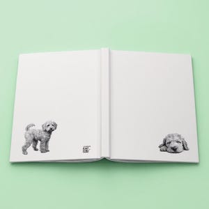 Doodle Notebook – Hardcover Lined Perforated Journal – Gift for Dog Moms – Thoughtful, Unique, Stylish (36 Breeds Available)