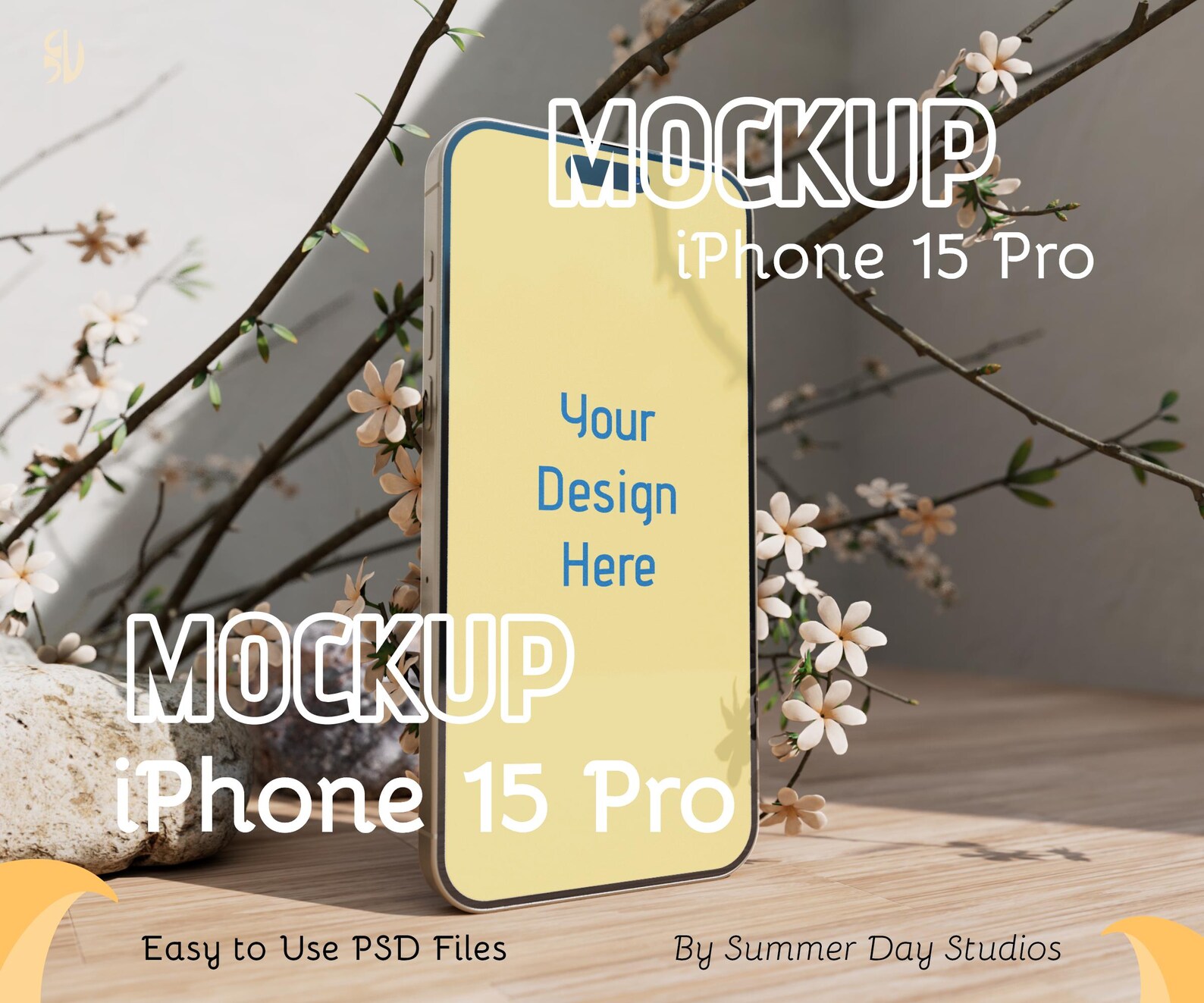 IPhone 15 Pro Screen Mockup Bundle - UX Portfolio - Wallpaper - UI ...