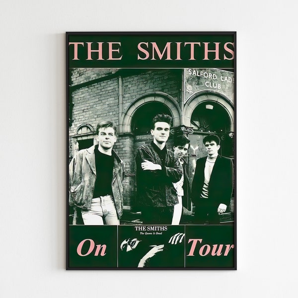 The Smiths Poster, The Smiths Concert Poster, Rock Poster, Full HD