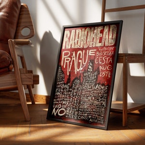 Radiohead Poster, Radiohead Concert Poster, Rock Poster, Full HD image 2