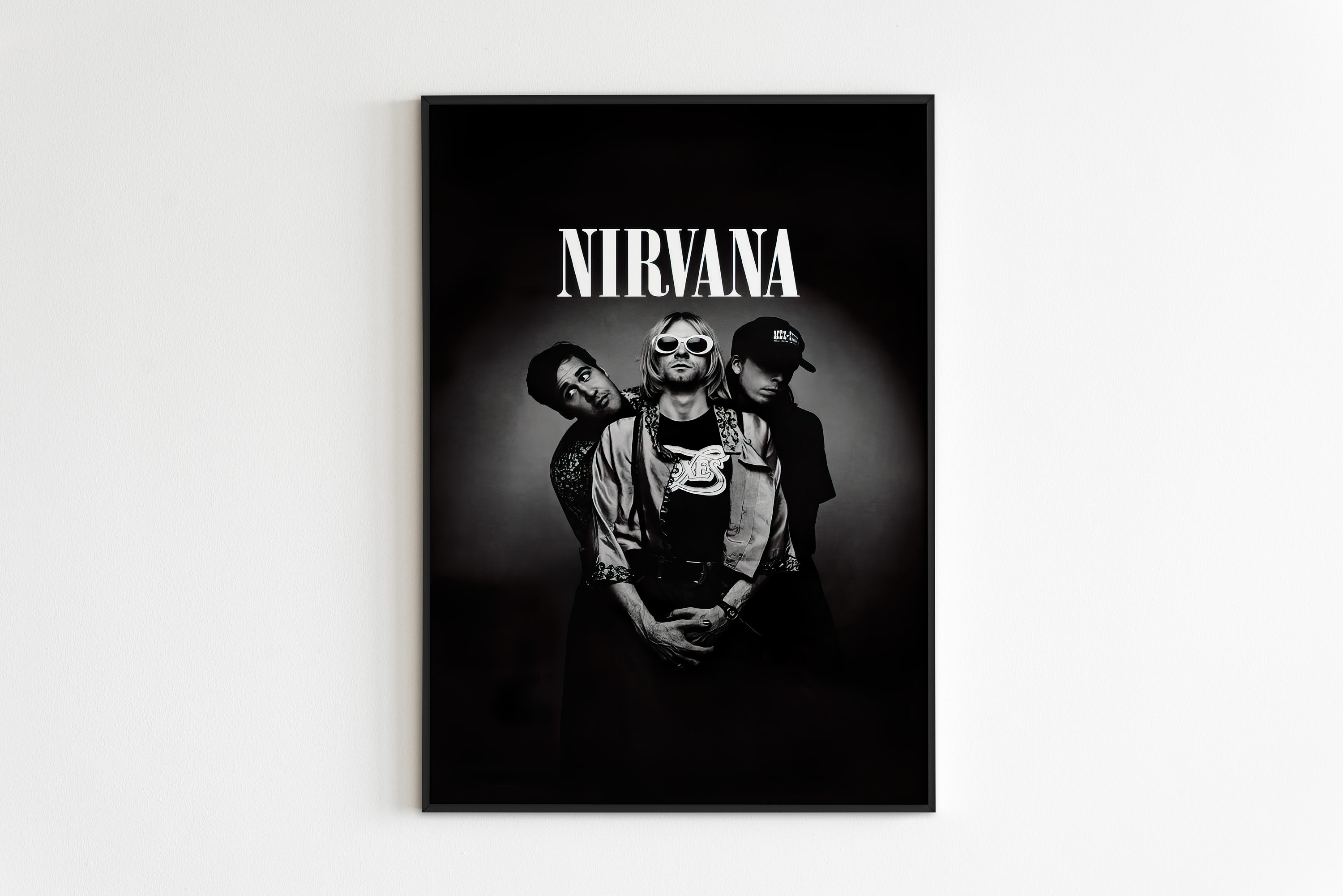 Nirvana Poster, Kurt Cobain Poster, Rock Grunge Poster, Full HD - Etsy