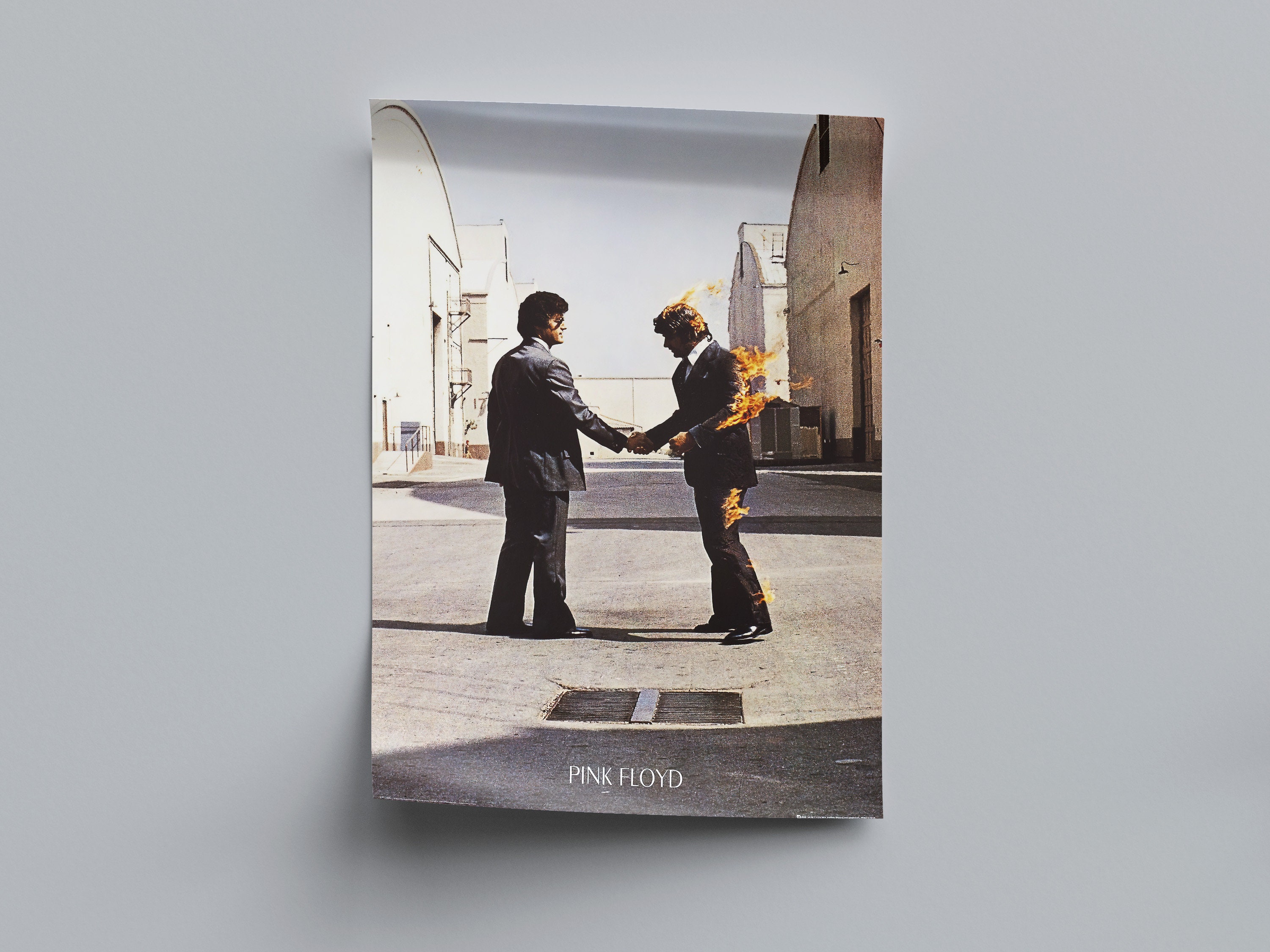 Pink Floyd Poster, Pink Floyd Album Poster, Wish You Were Here Poster