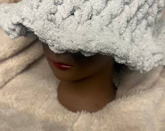 Chunky Plush Bucket Hat - Ready To Ship
