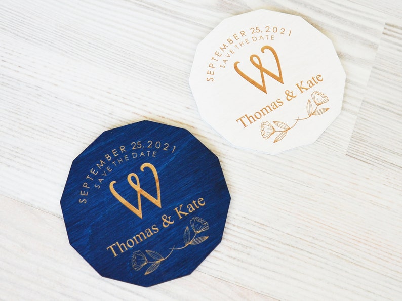 Wedding Coasters as Personalized Favors for Guests in Bulk, Wedding