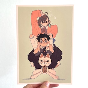 Kunstdruck « Totem » Dandadan Illustration d'Anikeru