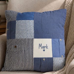 Memorial Patchwork Keepsake Cushion | Handmade Keepsake From Loved Ones Clothing