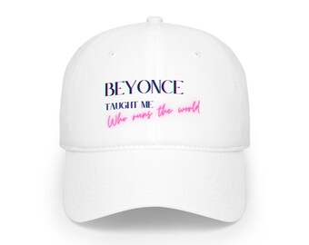 Women's Empowerment | Girl's Run The World Baseball Cap - White