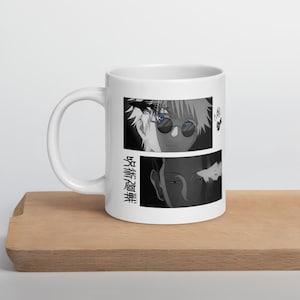 Gojo Satoru x Geto Suguru, Koi Fish, Jujutsu Kaisen White mug