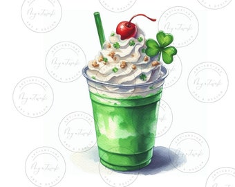 St.patricks day Shamrock shake ,pdf