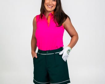 Margie Sleeveless Golf Polo – Women's Breathable Performance Golf Shirt