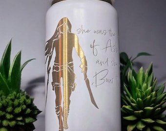 Throne of Glass Tumbler: Aelin Galathynius Inspired 16 oz Stainless Steel Cup