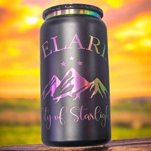 Velaris Becher - Stadt des Sternenlichts Becher - 16 Unzen Edelstahldose Becher - ACOTAR Night Court inspiriertes Geschenk - Sarah J Maas Merch - SJM