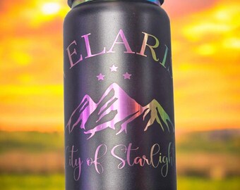 Velaris Tumbler: ACOTAR Night Court Inspired Stainless Steel Cup