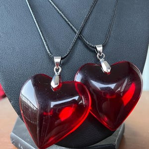 Big heart pendant necklaces!