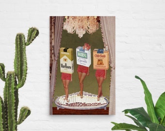 Smokeshow Vintage Collage Wall Art