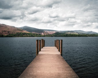 Derwent Water Pier Canvas Print