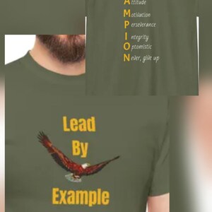 Lead By Example custom Unisex Heavy Cotton Tee