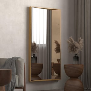 Full Length Mirror Home Décor Wall Décor Mirror Floor Mirrors Wall Mirror – Designer Rose Gold or Black Tinted Luxury Standing Mirror