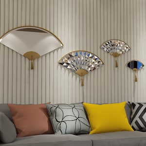MIRROR WALL ART - Asymmetric Mirror, Irregular Mirror, Mirror Wall Decor, Funky Mirror, Vanity Mirror, Decorative Mirrors, Wall Mirror Decor