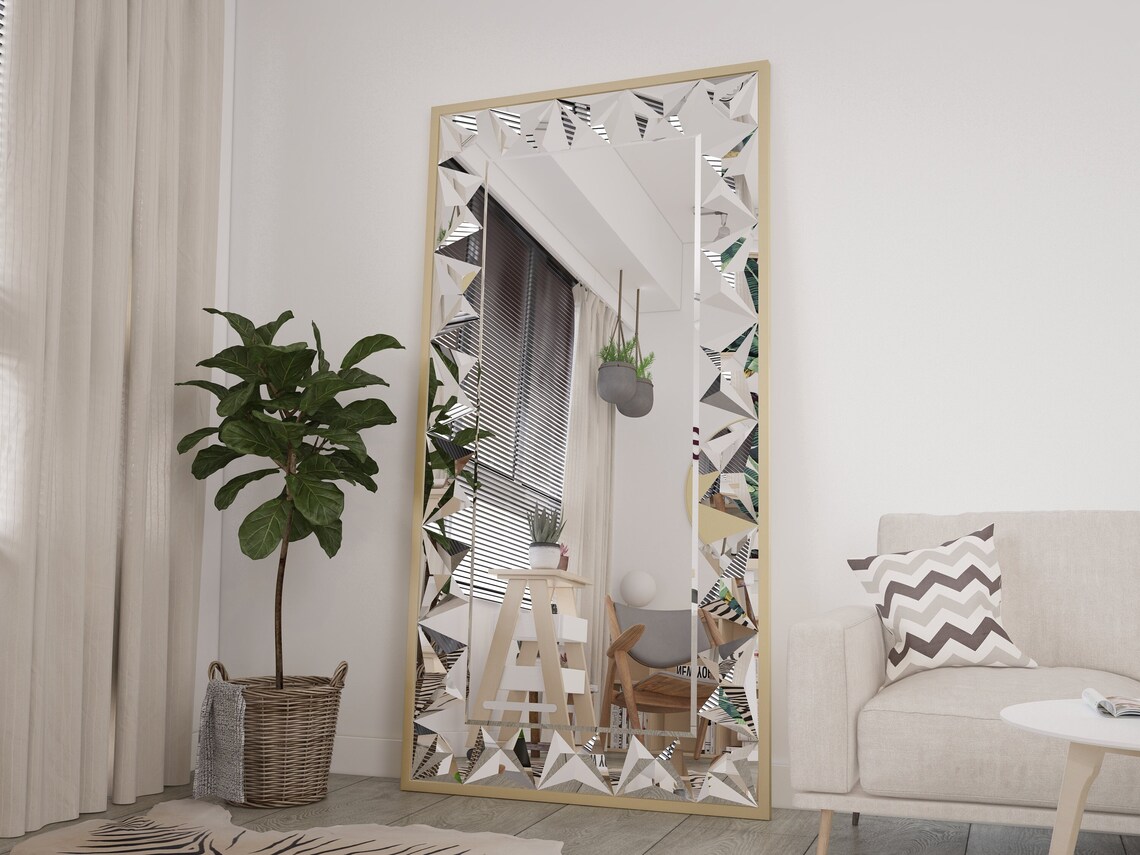 LARGE WALL MIRROR Full Length Wall Mirror, Floor Mirror, Design Mirror