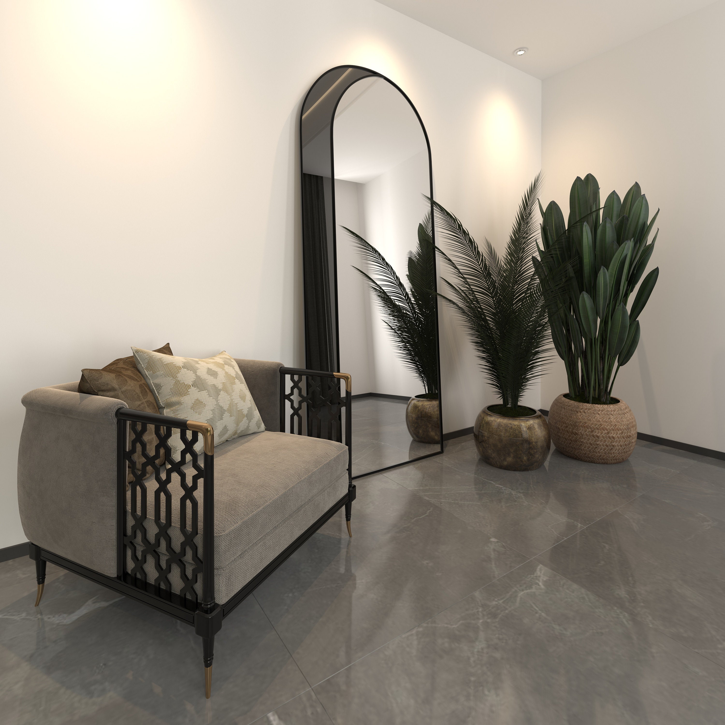 ARCH MIRROR WALL Arch Mirror Wall Decor, Full Length Mirror, Deco Wall ...