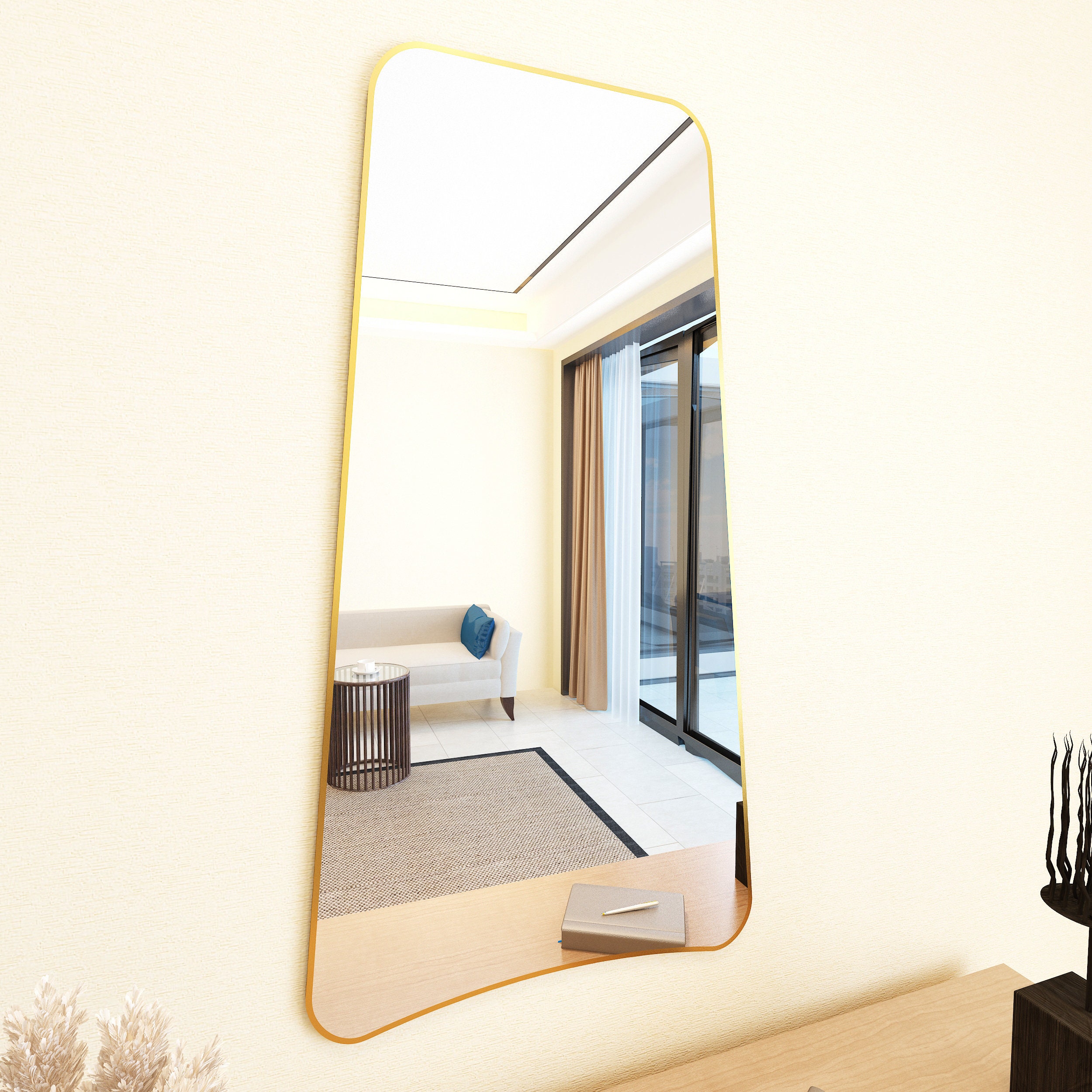 ENTRYWAY WALL MIRROR Ornate Wall Mirror, Full Length Mirror, Moroccan ...