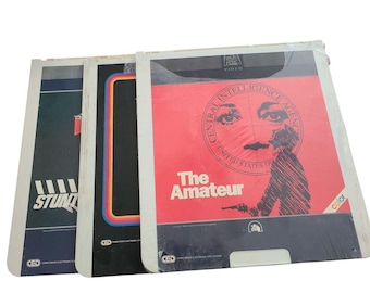 Lote 3 de la película del sistema CED clásico de los años 80: Detectives privados, aficionados y especialistas