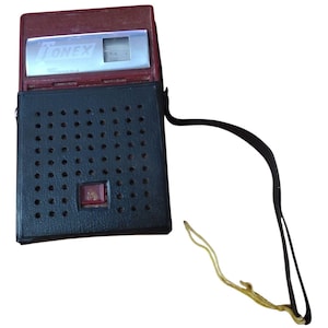 Vintage 1960er Tonex 10 AM Pocket Transistor Radio - Funktioniert