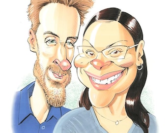 Color Caricature Portraits