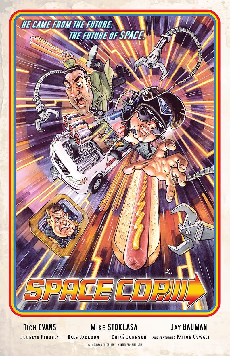 スペースコップ ポスター - レッドレターメディア/ハーフインザバッグ