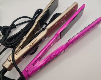 Salon Quality Flat Iron, Hair Straightener Ceramic Styler for Smooth, Silky Hair - Ultimate Grooming Gift for Brides & Everyday Use