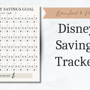 Magical Vacation Savings Challenge, Saving Challenge, WDW saving tracker, vacation planner