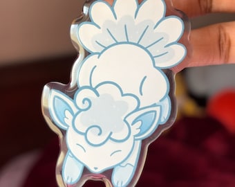 Alolan Vulpix Acrylic Keychain