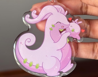 Goodra & Goomy Acrylic Keychain