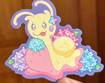 Shiny Sliggoo Hydrangea 3” Sticker