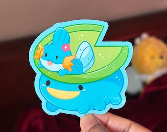 Mudkip and Lotad 3” Sticker