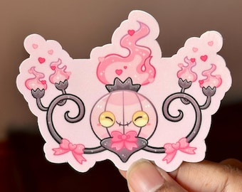 Pink Chandelure 3” Sticker