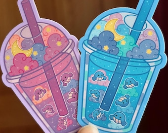 Wailmer 3" Boba Sticker