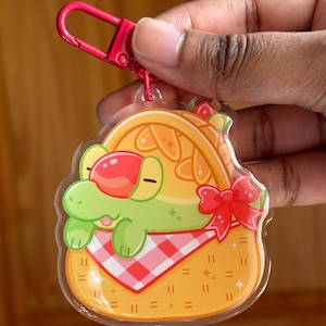 Fuecoco, Appletun, and Applin Acrylic Keychains - Etsy