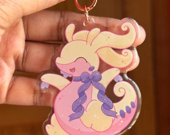 Shiny Goodra Acrylic Keychain