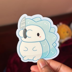 Snom with Knife 3” Sticker