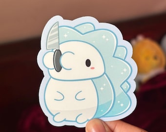 Snom with Knife 3” Sticker