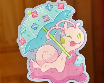 Sliggoo Hydrangea Umbrella 3” Sticker