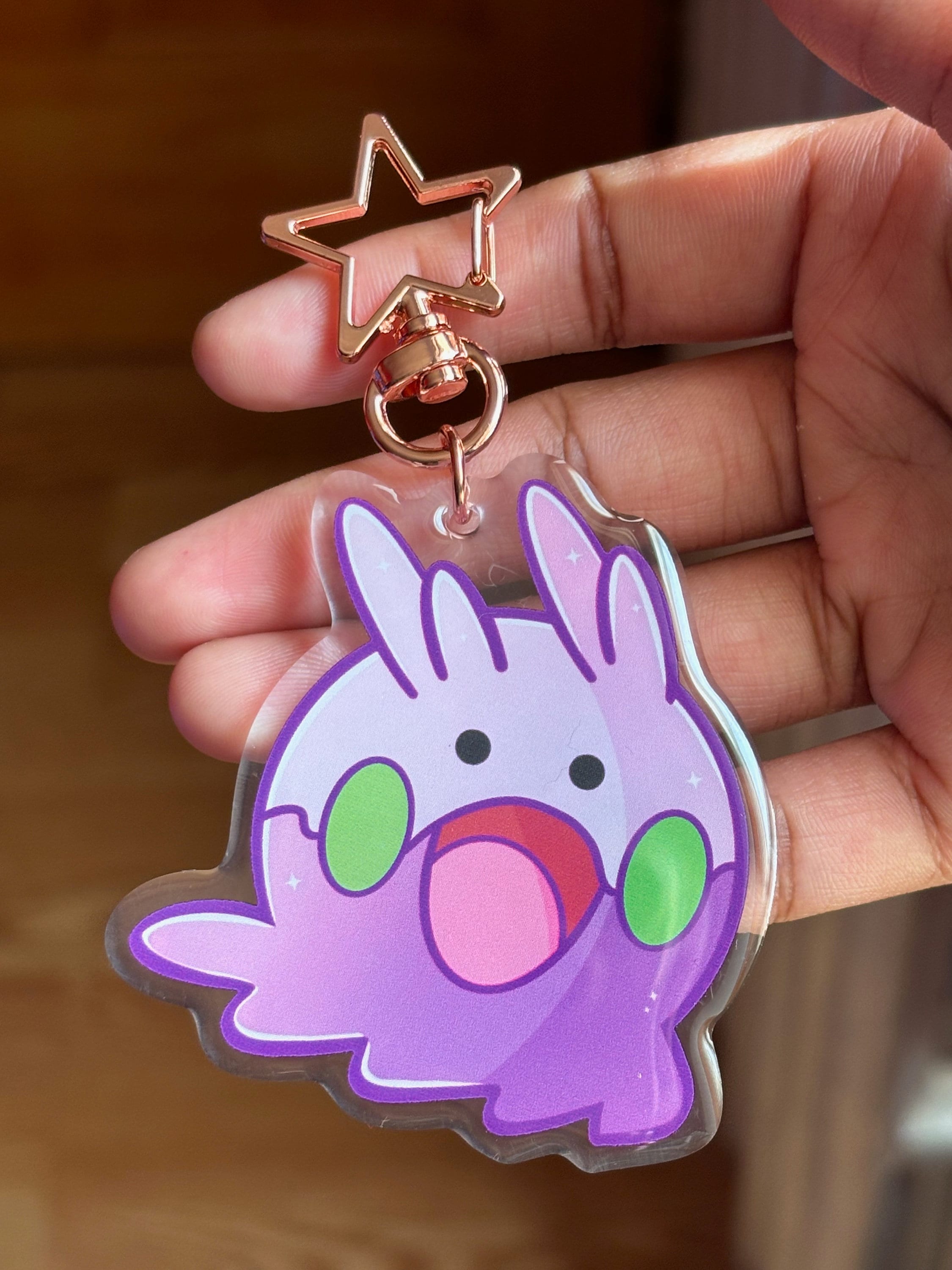 Goomy Falling Acrylic Keychain - Etsy