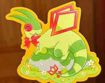 Flygon on a rock 3” Sticker